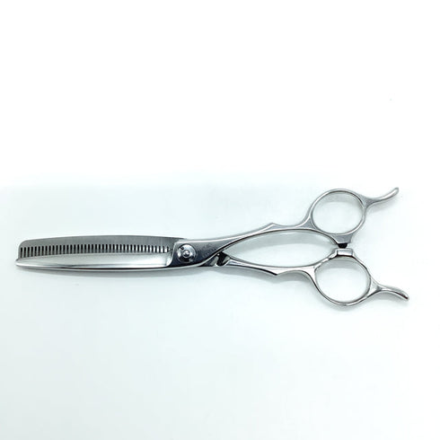 【ナルトシザーズ ナルトシザーNARUTO SCISSORS】レオヴィスタMT40 メガネ シザー セニング 美容ハサミ すきばさみ 美容師 理容師 約40% 右利き 5.9インチ 中古 sc2326