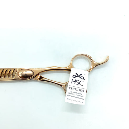 新品未使用【ジョーウェルJOEWELL】XPG-W17 オフセット シザー セニング 美容ハサミ すきばさみ 美容師 理容師 約先端6目10%、中間〜刃元20%% 右利き 6.3インチ 中古 sc2328