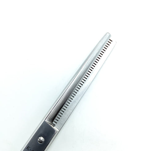 【菊王冠BOB中野製作所】K-442 トリミングシザー 右利き セニング トリマー ペット 6.5インチ 中古 sc2329