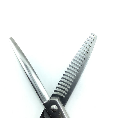【ジョーウェルJOEWELL】GXG-20 メガネ シザー セニング 美容ハサミ すきばさみ 美容師 理容師 約15~20% 右利き 5.9インチ 中古 sc2331