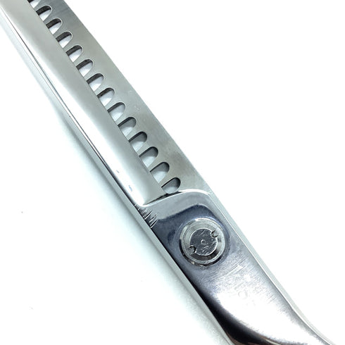 【アメジストAmethyst Kissキスシザー】 トリミングシザー ブレンディング 右利き セニング トリマー ペット 7.5インチ 中古 sc2336