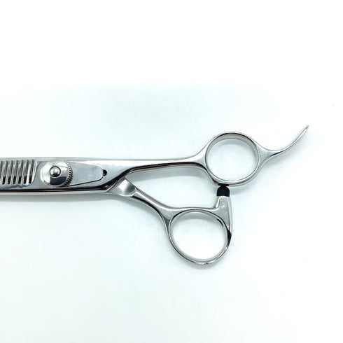 【ミズタニシザーズ ミズタニシザーMIZUTANI SCISSORS】 オフセット シザー セニング 美容ハサミ すきばさみ 美容師 理容師 約10~15% 右利き 6インチ 中古 sc2340