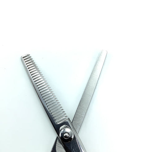 【ミズタニシザーズ ミズタニシザーMIZUTANI SCISSORS】 オフセット シザー セニング 美容ハサミ すきばさみ 美容師 理容師 約10~15% 右利き 6インチ 中古 sc2340