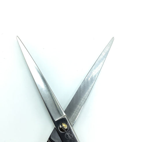 【キクイシザーズ キクイシザーKIKUI】COBALT 75 シザー オフセット 理容 美容ハサミ 美容師 理容師 右利き 6インチ 中古 sc2343