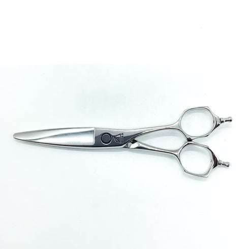【ミズタニシザーズ ミズタニシザーMIZUTANI SCISSORS】ACRO SLIDER5.5 アクロ スライダー シザー メガネ 理容 美容ハサミ 美容師 理容師 右利き 5.5インチ 中古 sc2347