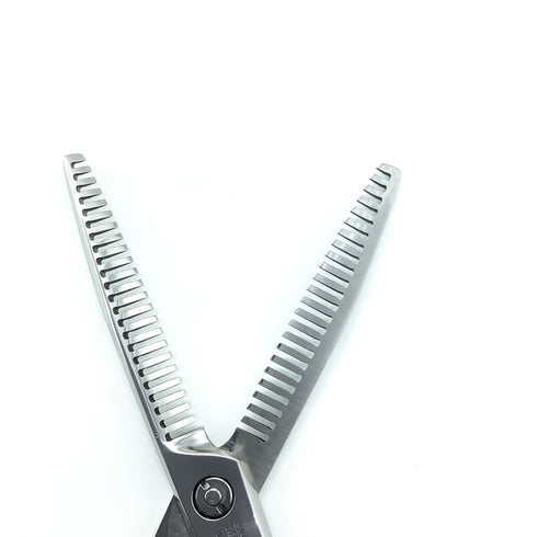 【ミズタニシザーズ ミズタニシザーMIZUTANI SCISSORS】Z DUAL ZD-3 メガネ シザー セニング 美容ハサミ すきばさみ 美容師 理容師 約15% 右利き 6インチ 中古 sc2348