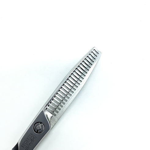 【ミズタニシザーズ ミズタニシザーMIZUTANI SCISSORS】Z DUAL ZD-3 メガネ シザー セニング 美容ハサミ すきばさみ 美容師 理容師 約15% 右利き 6インチ 中古 sc2348