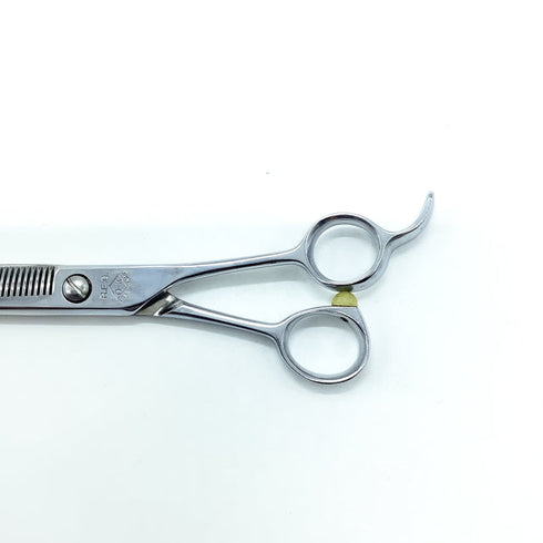 【R.E.G O-K】40 オフセット シザー セニング 美容ハサミ すきばさみ 美容師 理容師 約30~35% 右利き 6.2インチ 中古 sc2354