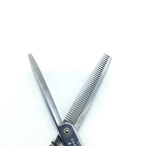 【R.E.G O-K】40 オフセット シザー セニング 美容ハサミ すきばさみ 美容師 理容師 約30~35% 右利き 6.2インチ 中古 sc2354