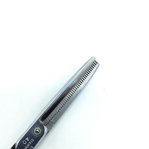 【R.E.G O-K】40 オフセット シザー セニング 美容ハサミ すきばさみ 美容師 理容師 約30~35% 右利き 6.2インチ 中古 sc2354