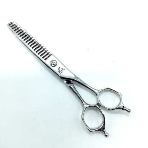 【ミズタニシザーズ ミズタニシザーMIZUTANI SCISSORS】ACRO YURAGI6 メガネ シザー セニング 美容ハサミ すきばさみ 美容師 理容師 約25~30% 右利き 6インチ 中古 sc2355