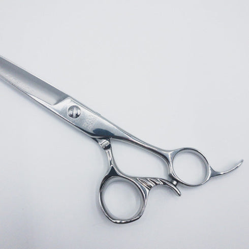 【ヒカリシザーズHIKARI光シザーHIKARI SCISSORS】レイコスモスRAY COSMOS138 シザー オフセット 理容 美容ハサミ 美容師 理容師 右利き 7インチ 中古 sc237