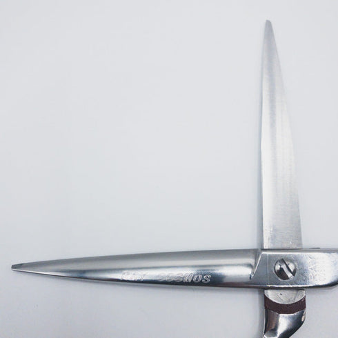 【ヒカリシザーズHIKARI光シザーHIKARI SCISSORS】レイコスモスRAY COSMOS138 シザー オフセット 理容 美容ハサミ 美容師 理容師 右利き 7インチ 中古 sc237