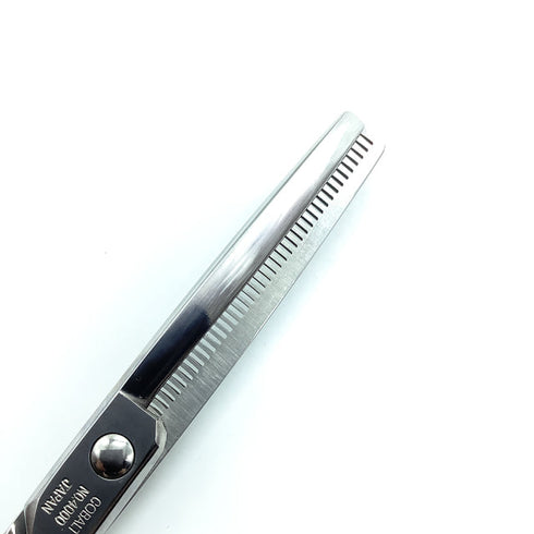 【NSP】NO.4000 COBALT オフセット シザー セニング 美容ハサミ すきばさみ 美容師 理容師 約30% 右利き 6インチ 中古 sc2370