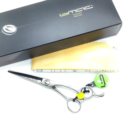 新品同様【マック シザーBMAC】FC-58H/SR シザー オフセット 理容 美容ハサミ 美容師 理容師 右利き 5.8インチ 中古 sc2371