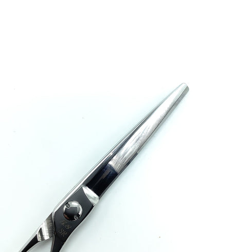 新品同様【マック シザーBMAC】FC-58H/SR シザー オフセット 理容 美容ハサミ 美容師 理容師 右利き 5.8インチ 中古 sc2371