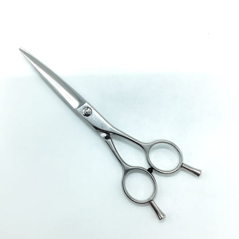 【ファルコFalco】 カーブ シザー メガネ 理容 美容ハサミ 美容師 理容師 右利き 6インチ 中古 sc2377