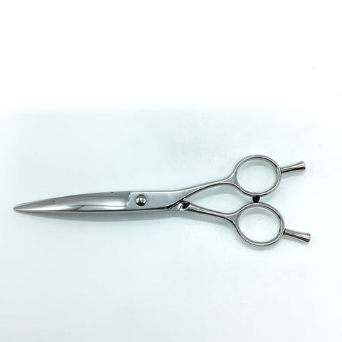 【ファルコFalco】 カーブ シザー メガネ 理容 美容ハサミ 美容師 理容師 右利き 6インチ 中古 sc2377