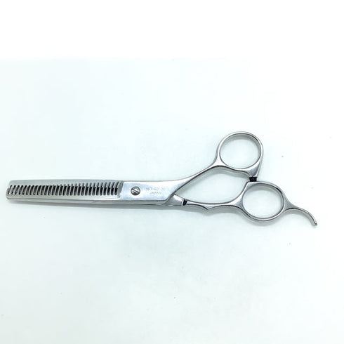 【内海ウツミUTSUMI】WT-60/30 オフセット シザー 両グシ セニング 美容ハサミ すきばさみ 美容師 理容師 約10~20% 右利き 6インチ 中古 sc2380