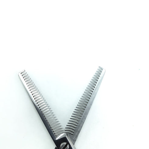 【内海ウツミUTSUMI】WT-60/30 オフセット シザー 両グシ セニング 美容ハサミ すきばさみ 美容師 理容師 約10~20% 右利き 6インチ 中古 sc2380