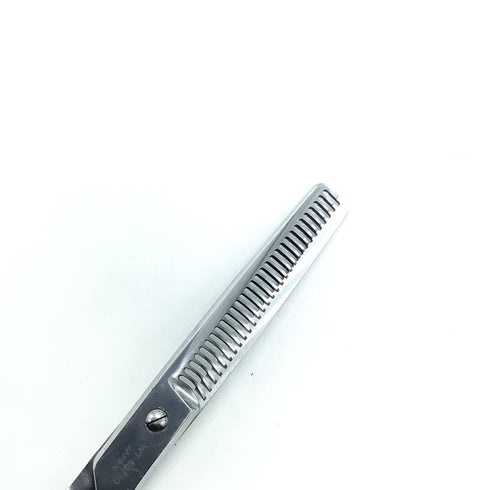 【内海ウツミUTSUMI】WT-60/30 オフセット シザー 両グシ セニング 美容ハサミ すきばさみ 美容師 理容師 約10~20% 右利き 6インチ 中古 sc2380