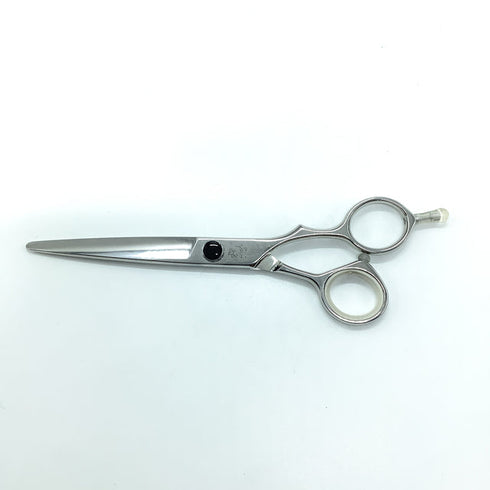 新品未使用【ヒカリシザーズHIKARI光シザーHIKARI SCISSORS】E-6 シザー オフセット 理容 美容ハサミ 美容師 理容師 右利き 6.2インチ 中古 sc2426