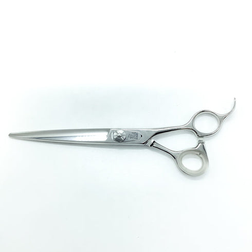 新品未使用【ヒカリシザーズHIKARI光シザーHIKARI SCISSORS】E-7 シザー オフセット 理容 美容ハサミ 美容師 理容師 右利き 7インチ 中古 sc2462