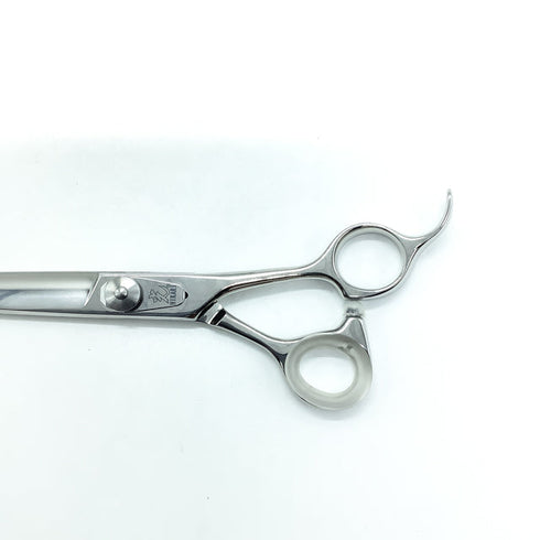 新品未使用【ヒカリシザーズHIKARI光シザーHIKARI SCISSORS】E-7 シザー オフセット 理容 美容ハサミ 美容師 理容師 右利き 7インチ 中古 sc2462