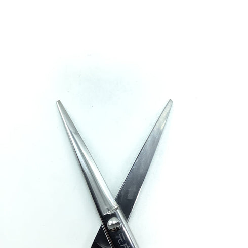 【メーカー不明】 シザー メガネ 理容 美容ハサミ 美容師 理容師 右利き 5.5インチ 中古 sc2390