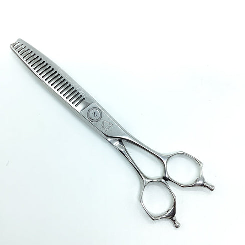 【ミズタニシザーズ ミズタニシザーMIZUTANI SCISSORS】Z DUAL ZD-3 メガネ シザー セニング 美容ハサミ すきばさみ 美容師 理容師 約15% 右利き 6インチ 中古 sc2391