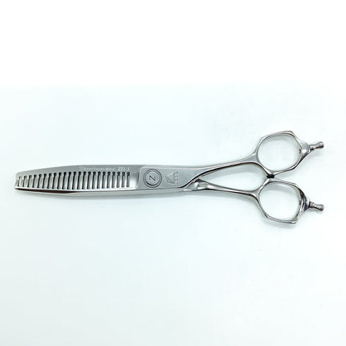 【ミズタニシザーズ ミズタニシザーMIZUTANI SCISSORS】Z DUAL ZD-3 メガネ シザー セニング 美容ハサミ すきばさみ 美容師 理容師 約15% 右利き 6インチ 中古 sc2391