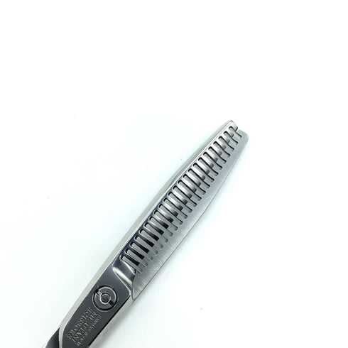 【ミズタニシザーズ ミズタニシザーMIZUTANI SCISSORS】Z DUAL ZD-3 メガネ シザー セニング 美容ハサミ すきばさみ 美容師 理容師 約15% 右利き 6インチ 中古 sc2391