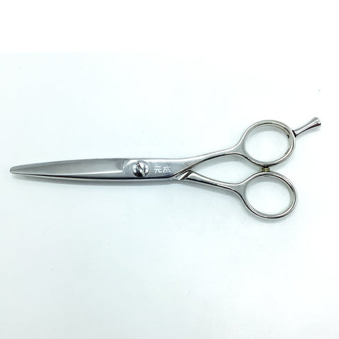 【メーカー不明】ドライカット スライド シザー メガネ 理容 美容ハサミ 美容師 理容師 右利き 6インチ 中古 sc2395