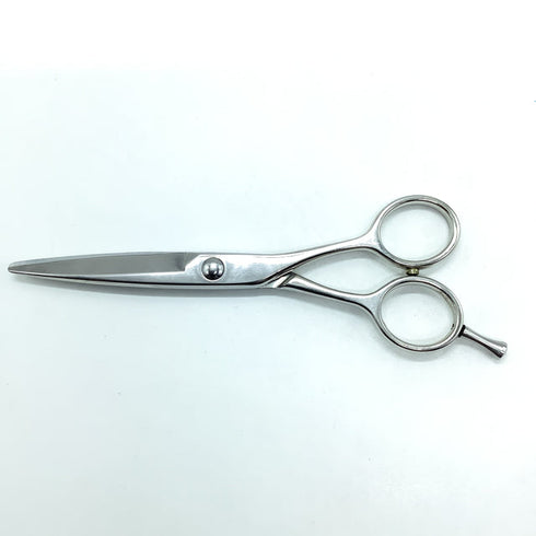 【メーカー不明】ドライカット スライド シザー メガネ 理容 美容ハサミ 美容師 理容師 右利き 6インチ 中古 sc2395
