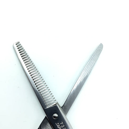 【ヒカリシザーズHIKARI光シザーHIKARI SCISSORS】723 逆刃 オフセット シザー セニング 美容ハサミ すきばさみ 美容師 理容師 約40% 右利き 6インチ 中古 sc2396