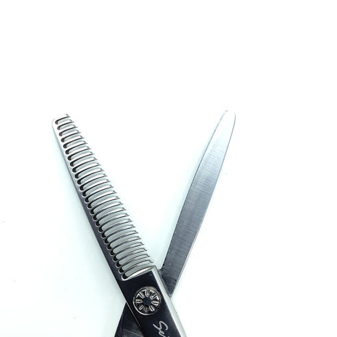 【ハヤシシザーズ ハヤシシザーHAYASHI SCISSORS】V-27RW-AT-5.7 オフセット シザー セニング 美容ハサミ すきばさみ 美容師 理容師 約25~30% 右利き 5.7インチ 中古 sc2397
