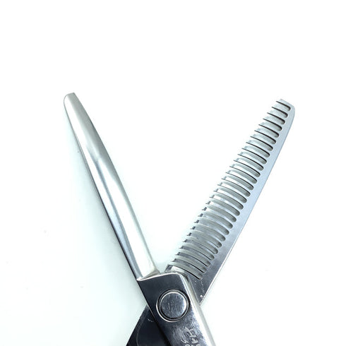 【ハヤシシザーズ ハヤシシザーHAYASHI SCISSORS】V-27RW-AT-5.7 オフセット シザー セニング 美容ハサミ すきばさみ 美容師 理容師 約25~30% 右利き 5.7インチ 中古 sc2397