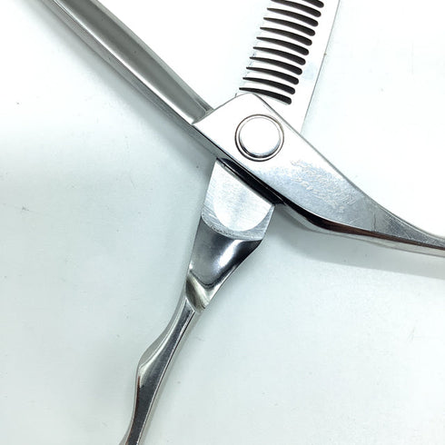 【ハヤシシザーズ ハヤシシザーHAYASHI SCISSORS】V-27RW-AT-5.7 オフセット シザー セニング 美容ハサミ すきばさみ 美容師 理容師 約25~30% 右利き 5.7インチ 中古 sc2397