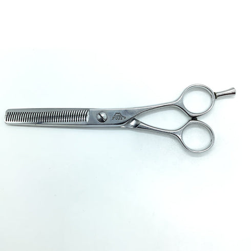 【FUJIフジシザー】TR60-37両グシ メガネ シザー セニング 美容ハサミ すきばさみ 美容師 理容師 約20~25% 右利き 6インチ 中古 sc2401