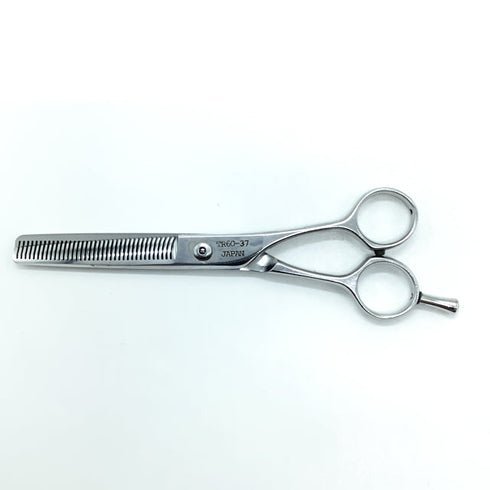 【FUJIフジシザー】TR60-37両グシ メガネ シザー セニング 美容ハサミ すきばさみ 美容師 理容師 約20~25% 右利き 6インチ 中古 sc2401
