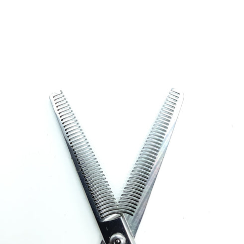 【FUJIフジシザー】TR60-37両グシ メガネ シザー セニング 美容ハサミ すきばさみ 美容師 理容師 約20~25% 右利き 6インチ 中古 sc2401