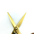 【ミズタニシザーズ ミズタニシザーMIZUTANI SCISSORS】SWIVEL S-01 × wood ring シザー オフセット 理容 美容ハサミ 美容師 理容師 右利き 5.7インチ 中古 sc2434
