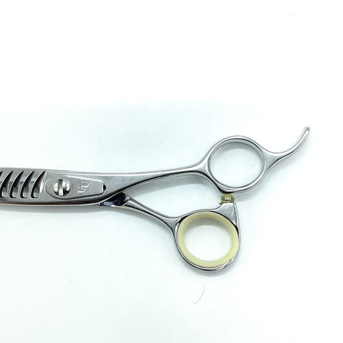 【内海ウツミUTSUMI】U&U BL50 トリミングシザー 右利き セニング トリマー ペット 6インチ 中古 sc2443