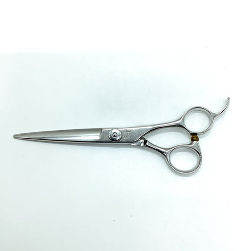 【ヒカリシザーズHIKARI光シザーHIKARI SCISSORS】5STAR COSMOS 153 シザー オフセット 理容 美容ハサミ 美容師 理容師 右利き 6インチ 中古 sc2447