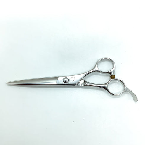 【ヒカリシザーズHIKARI光シザーHIKARI SCISSORS】5STAR COSMOS 153 シザー オフセット 理容 美容ハサミ 美容師 理容師 右利き 6インチ 中古 sc2447
