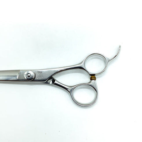 【ヒカリシザーズHIKARI光シザーHIKARI SCISSORS】5STAR COSMOS 153 シザー オフセット 理容 美容ハサミ 美容師 理容師 右利き 6インチ 中古 sc2447