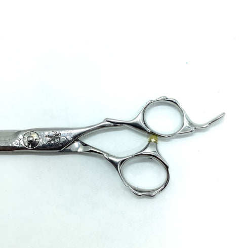 【トラックスシザーズ トラックスシザーTRACKS SCISSORS】PEACE シザー オフセット 理容 美容ハサミ 美容師 理容師 右利き 5.9インチ 中古 sc2451