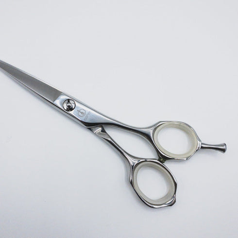 【ミズタニシザーズ ミズタニシザーMIZUTANI SCISSORS】BLACK-SMITH PIXYピクシー シザー メガネ 理容 美容ハサミ 美容師 理容師 右利き 5.7インチ 中古 sc246