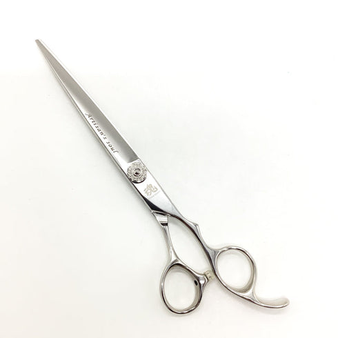 【PETGANIC 魂】700KR ストレート トリミングシザー オフセット 右利き トリマー ペット 7インチ 中古 sc2474