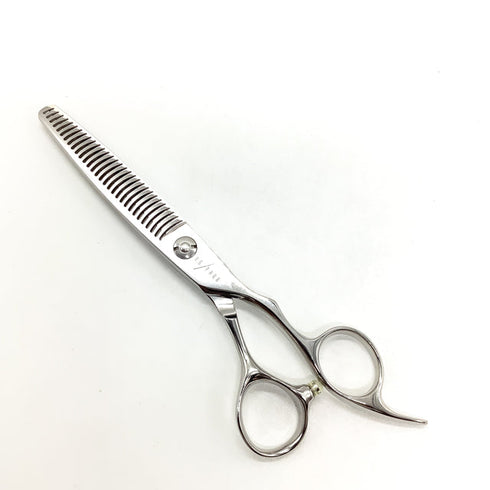 美品【Y.S.PARKワイエスパーク】 オフセット シザー セニング 美容ハサミ すきばさみ 美容師 理容師 約20~30% 右利き 6インチ 中古 sc2477